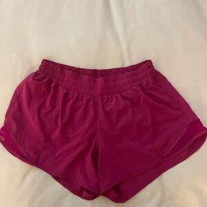 Lululemon Hotty Hot Shorts Magenta Size 10 (Tall)